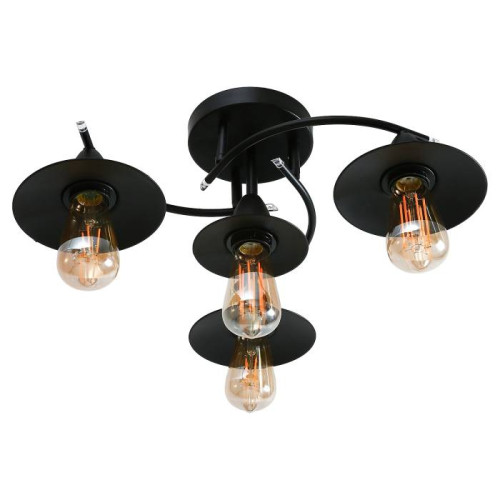 Потолочная люстра ЭкономСвет 80007 80007/4BK BK