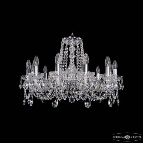 Подвесная хрустальная люстра 1402 Bohemia 1402/12/240 Ni