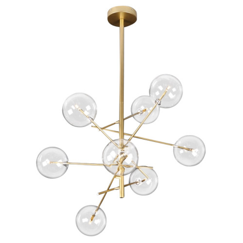 Потолочная люстра Delight Collection Globe Mobile 9307P-8 gold