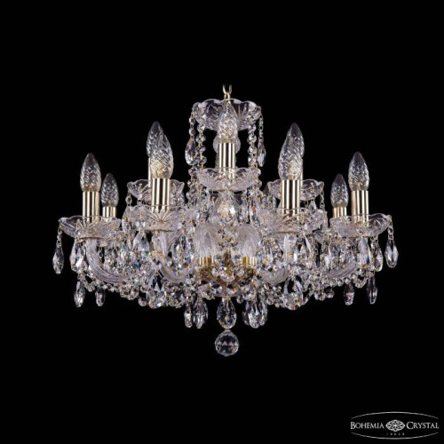 Подвесная хрустальная люстра 1402 Bohemia 1402/8+4/195 G