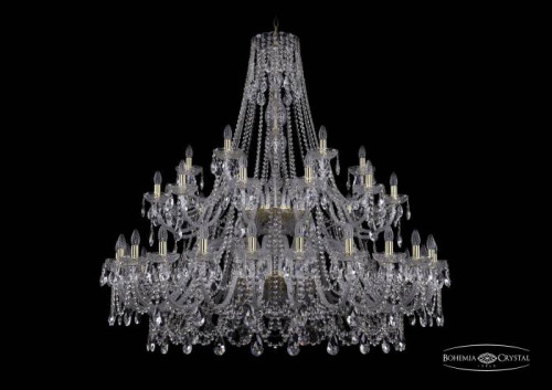 Подвесная хрустальная люстра 1411 Bohemia 1411/24+12+6/530/2d G
