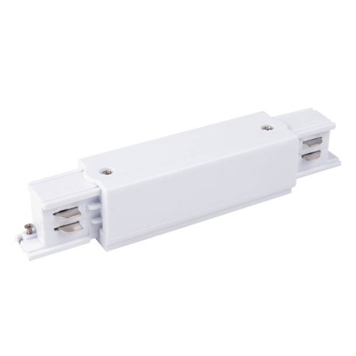 Комплектующие для трек-систем Elektrostandard TRC-1-3-I-WH / Коннектор прямой для трехфазного шинопровода (белый)