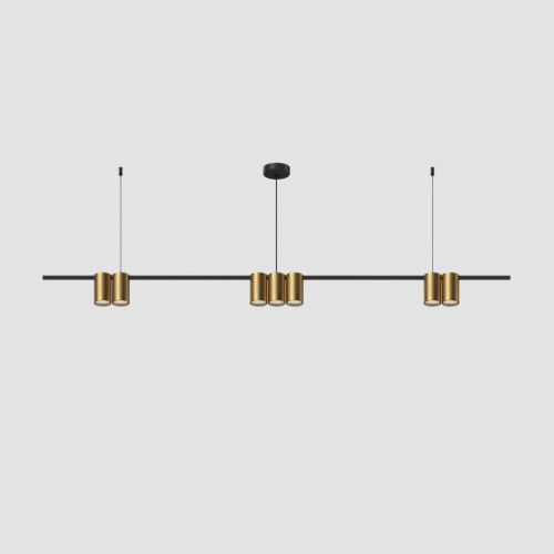 Светильник подвесной Denkirs Orbit DK4063-BK+SG