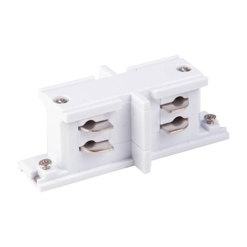 Комплектующие для трек-систем Elektrostandard TRC-1-3-II-WH / Коннектор прямой внутренний для трехфазного шинопровода (белый)