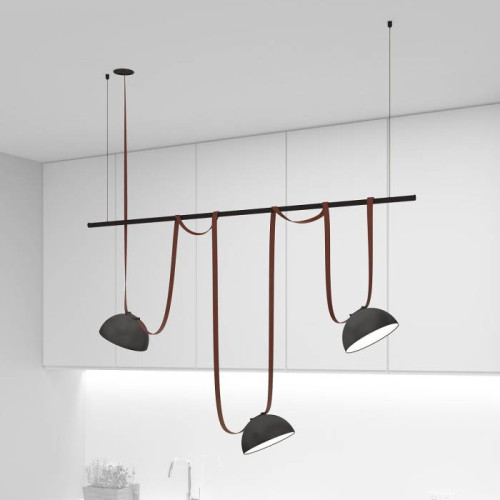 Комплект ременной трековой системы на штанге Rod Denkirs Belty Set DK55SET05-01-BR