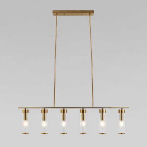 Люстра на штанге Eurosvet Oriens 60166 латунь