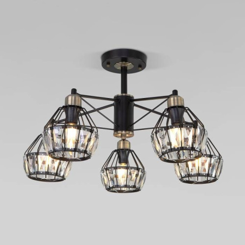 Потолочная люстра Eurosvet Lord 70075/5 черный