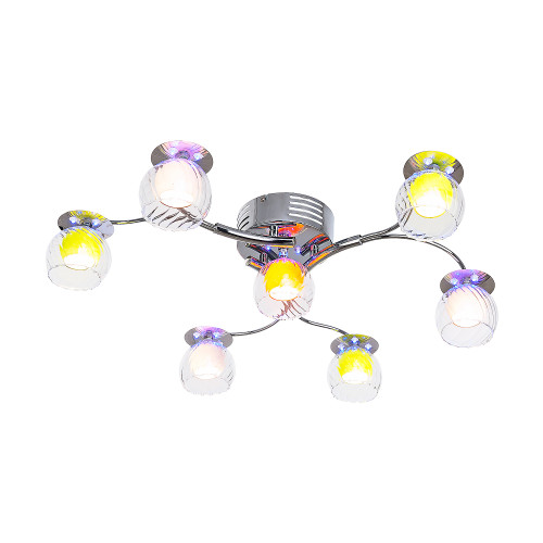 Потолочная люстра ЭкономСвет 7794 7794/7CR RC MIXLED