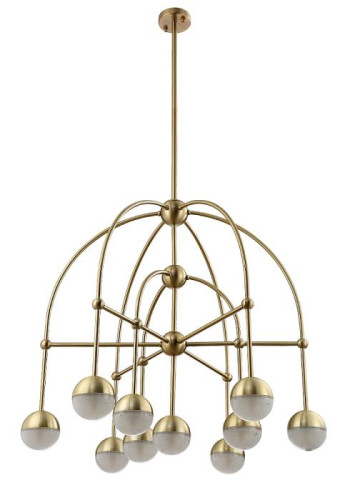 Люстра на штанге Crystal Lux Truena TRUENA SP-PL6+3+1 BRONZE