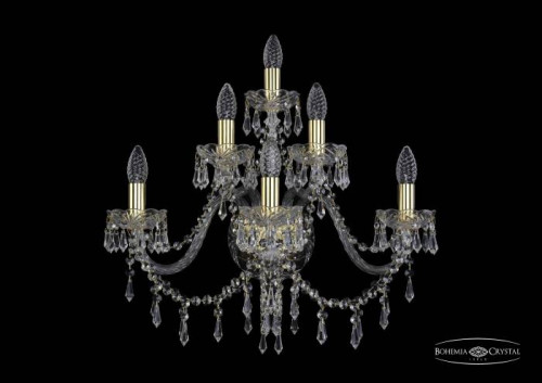 Настенное бра Bohemia 1403 1403B/3+2+1/240/G