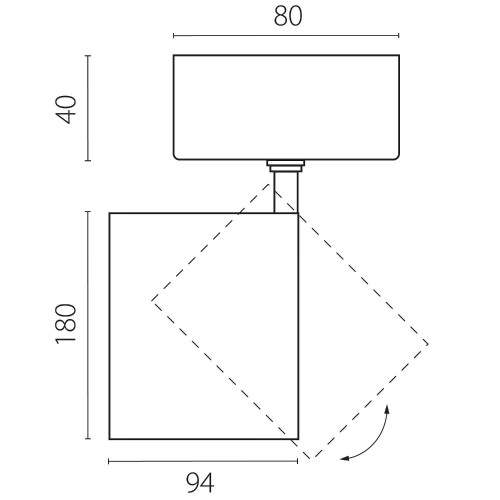Светильник спот Lightstar Canno Pro C4406SO