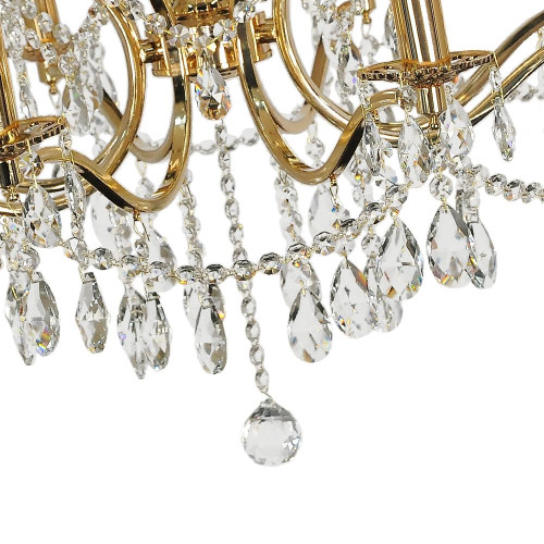 Подвесная хрустальная люстра Pisani Arti Lampadari Pisani E 1.1.8.601 G