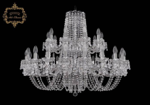 Подвесная хрустальная люстра 11.24 Art Classic 11.24.20+10.360.2d.Cr.V0300
