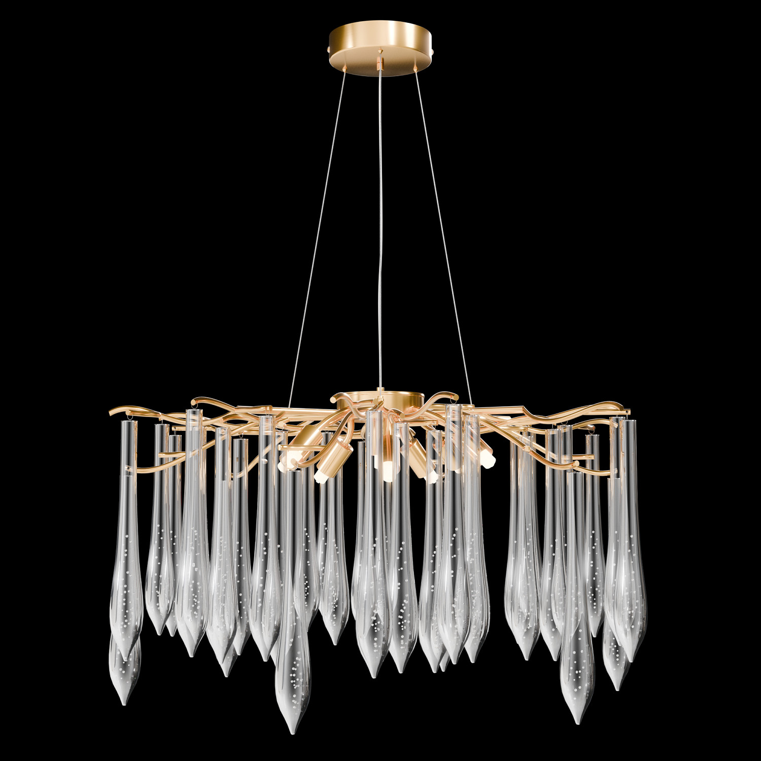 Подвесная люстра LIGHTERA Dewdrop LE302L-8G