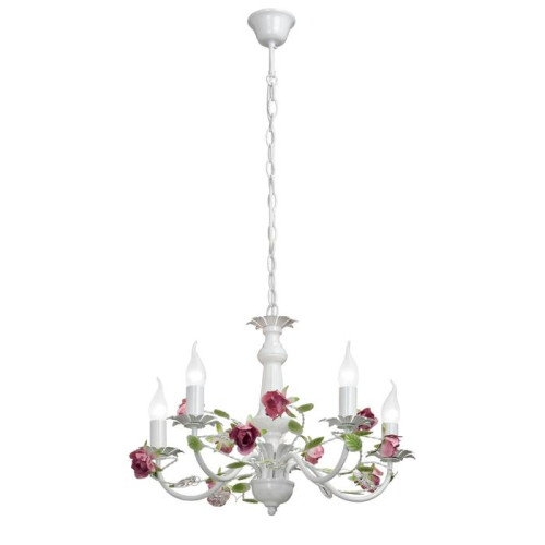 Люстра подвесная с цветочками V1276 V1276/5 Vitaluce