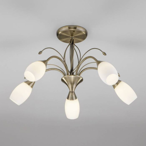 Потолочная люстра Eurosvet Ginevra 30280/5 античная бронза