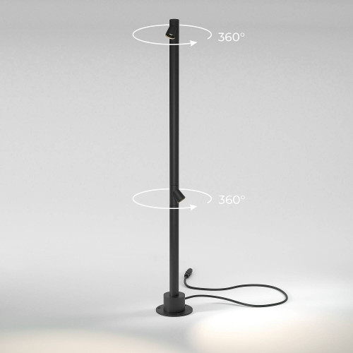 Уличный наземный светильник Elektrostandard Rone Rone (35175/F) черный