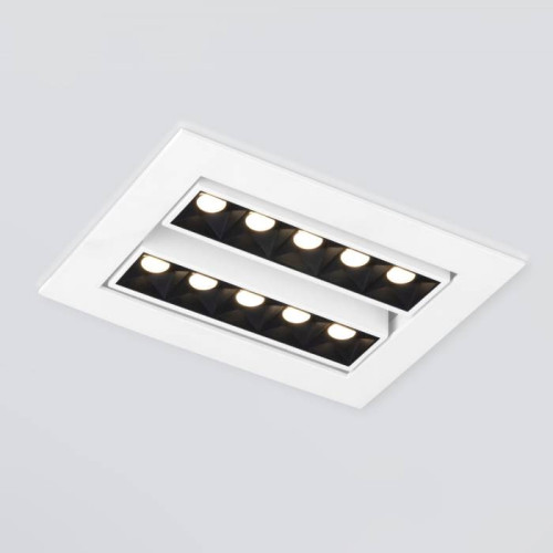 Встраиваемый светильник Elektrostandard 9921 & 9922 & 9923 LED 9923 LED 20W 4200K белый/черный