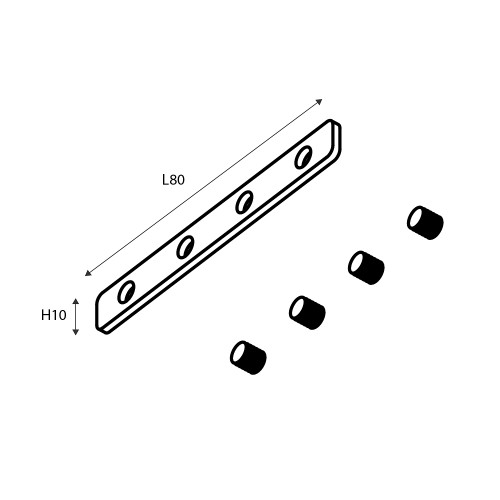 Коннектор (соединитель) прямой Favourite Logica 1014-CP-001