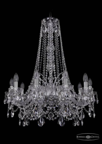 Подвесная хрустальная люстра 1411 Bohemia 1411/10/240/h-83 Ni