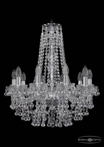 Подвесная хрустальная люстра 1409 Bohemia 1409/10/195/h-63 Ni