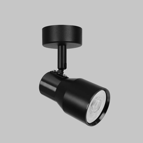 Светильник GU10 1*50W потолочный спот Черный IL.0005.2801-BK