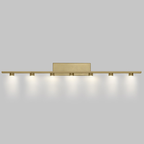 Светильник картинный LED 7*3W 4200K  Матовое золото 220V IP20 L=840 мм IL.0040.0050-7 SGD