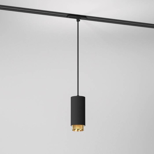 Трековый светильник Elektrostandard Nubis Nubis GU10 чёрный/золото (85021/01) однофазный