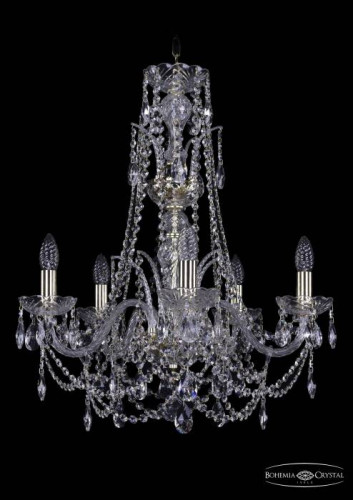 Подвесная хрустальная люстра 1411 Bohemia 1411/5/195/Xl-63 G