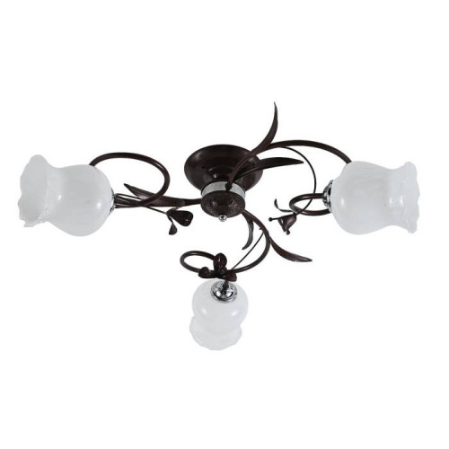 Потолочная люстра ЭкономСвет 10076 10076/3CF+CR WT