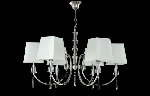 Подвесная люстра Crystal Lux Marsela MARSELA SP-PL6 NICKEL