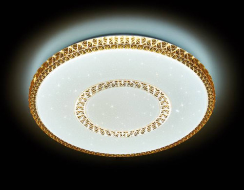 Потолочный светодиодный светильник Ambrella Orbital Crystal F99 CF 96W D500