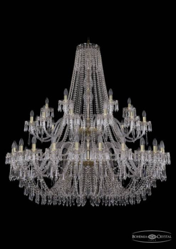 Подвесная хрустальная люстра 1403 Bohemia 1403/24+12+6/530/2d G
