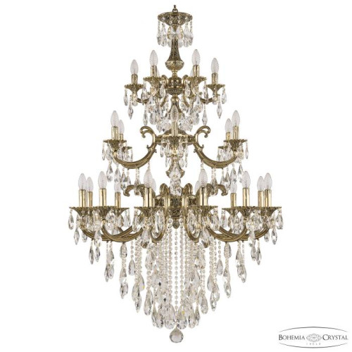 Подвесная хрустальная люстра 7209 Bohemia 72109/12+6+6/300/3d B GB