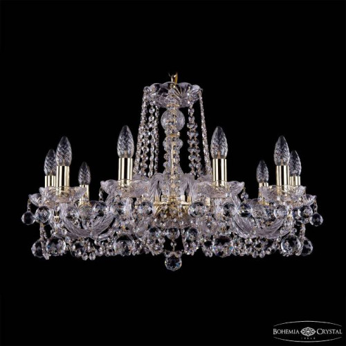 Подвесная хрустальная люстра 1402 Bohemia 1402/10/240 G Balls