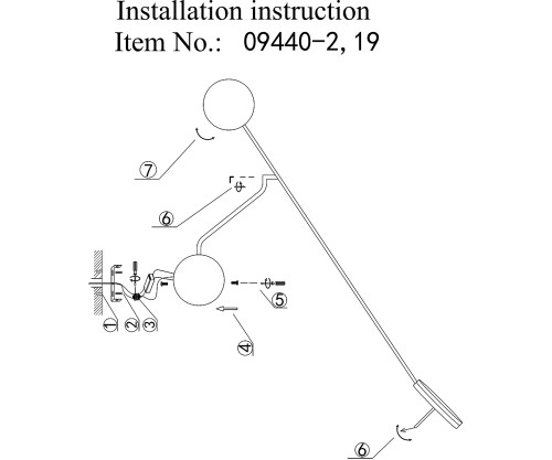Настенный светильник KINK Light Некси 09440-2,19(3000K)