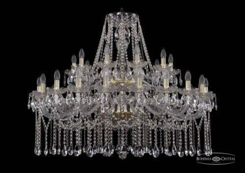 Подвесная хрустальная люстра 1413 Bohemia 1413/20+10/400/2d G