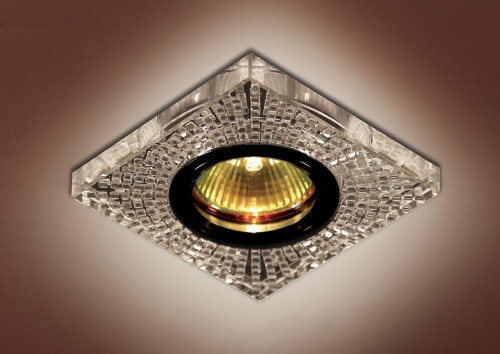 Светильник MR16+LED встраиваемый AL/CLEAR 35Вт+LED 3Вт IL.0026.1703