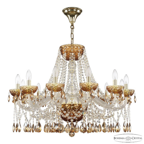 Подвесная люстра Bohemia 5413 5413/12/300 G Amber/M-1F K721