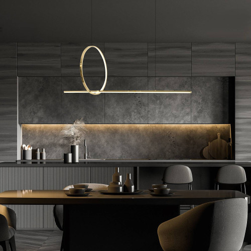 Светильник подвесной Eurosvet Mist 90266/1 золото