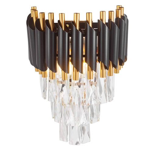 Настенное бра Lumina Deco Funneli LDW 6003-2 BK+F.GD