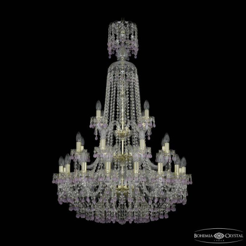 Подвесная хрустальная люстра 1410 Bohemia 1410/16+8+4/300/XL-130/3d G V7010