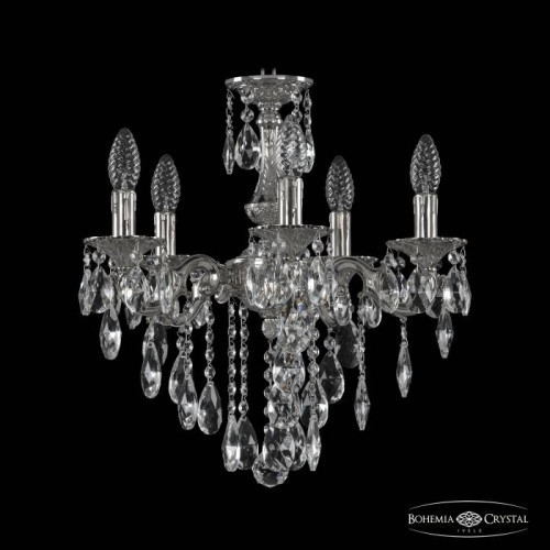 Подвесная хрустальная люстра 7201 Bohemia 72101/5/125 B Ni