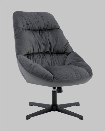 Кресло Stool Group Оррелл QH-8347KT HLR-21 dark grey