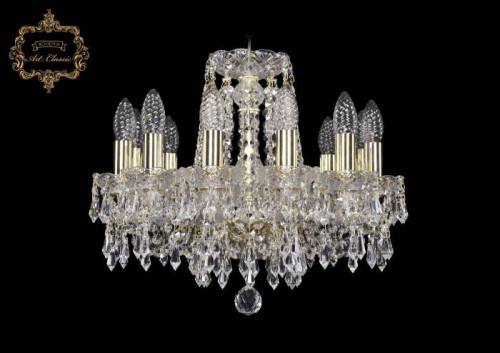Подвесная хрустальная люстра 11.23 Art Classic 11.23.12.141.Gd.Dr