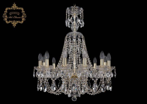 Подвесная хрустальная люстра 11.21 Art Classic 11.21.12.220.XL-74.Gd.Sp