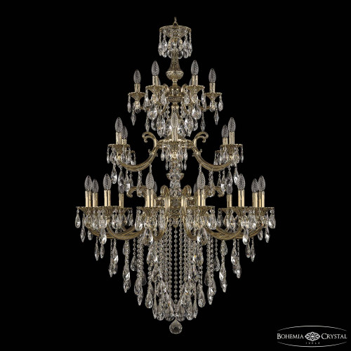 Подвесная хрустальная люстра 7209 Bohemia 72109/12+6+6/300/3d B GB