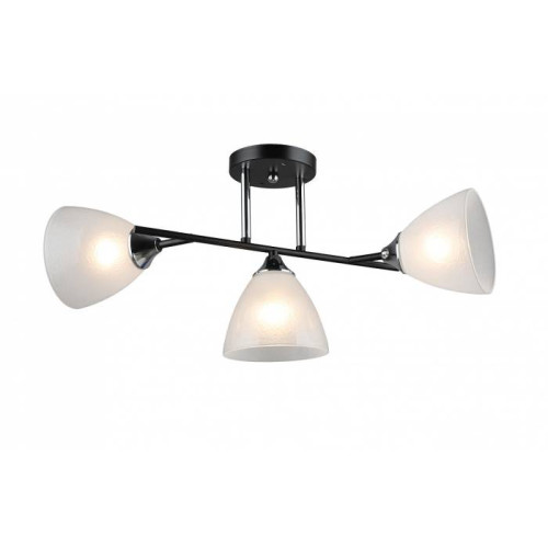 Люстра потолочная 3*Е27 MD.2142-3-S-BK+CH