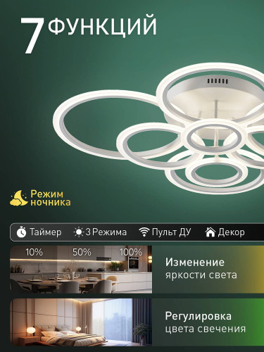 Потолочная люстра Natali Kovaltseva Home LED LAMPS 81471