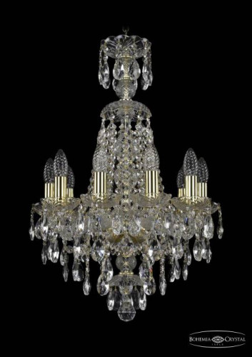 Подвесная хрустальная люстра 1415 Bohemia 1415/10/141/XL-66 G